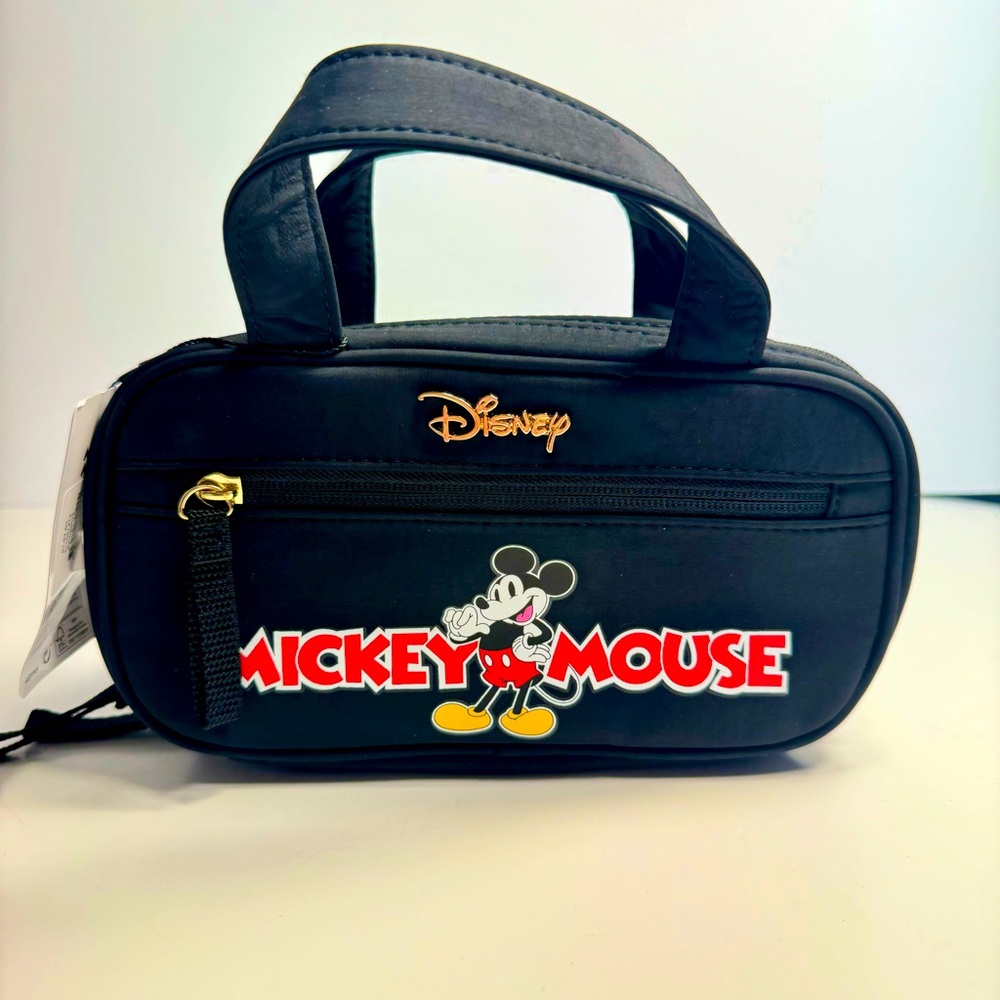 NWT. Primark Disney makeup cosmetic toiletries bag featuring Mickey Mouse.